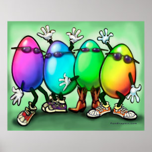 Poster Oeuf de Pâques