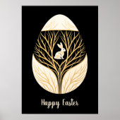 Poster œuf de Pâques décoratif (Devant)