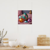 Poster Oeuf de Pâques en or (Cuisine)