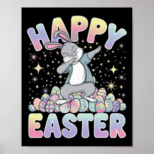 Poster OEuf de Pâques lapin