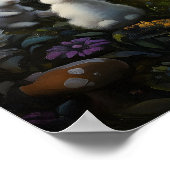 Poster Oeuf d'Imaginaire géant dans les champignons de fo (Coin)