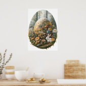 Poster Oeuf géant Imaginaire de Pâques (Cuisine)