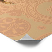 Poster Oeufs dansants lapins de Pâques (Coin)