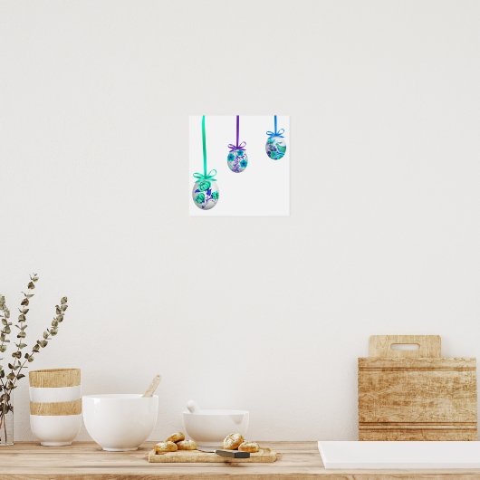 Poster Oeufs d'art populaire (d'inspiration ukrainienne) (Cuisine)