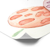 Poster OEufs de dragon d'incubation Baby shower préhistor (Coin)