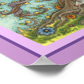 POSTER OEUFS DE DRAGON, FAUTEUILS MÉDIÉVAUX, ART FOLK IMA (Coin)