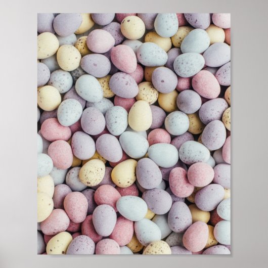 Poster Oeufs de Pâques au chocolat (Devant)