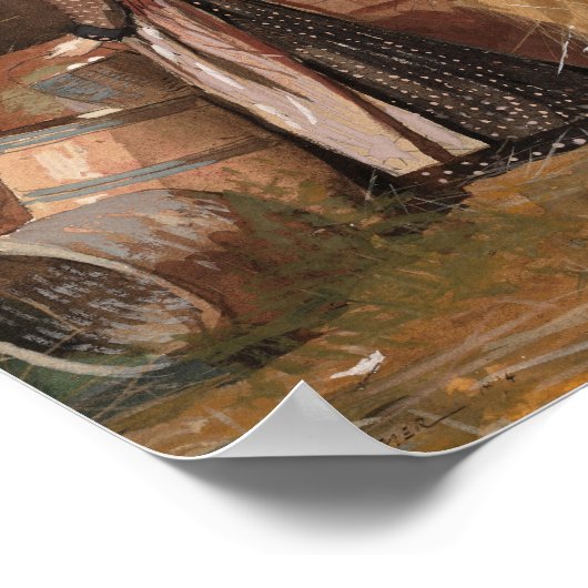 Poster Oeufs frais | Winslow Homer (Coin)