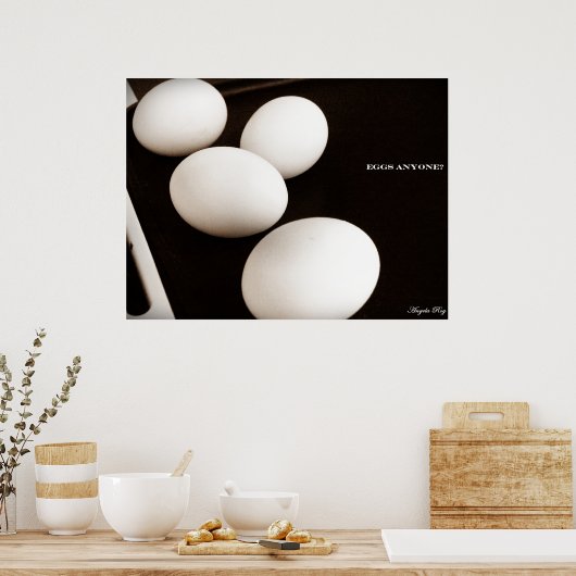 Poster Oeufs Qui Que Ce Soit ? (Cuisine)