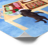 Poster Oeuvre artisanale de la boulangerie Labrador (Coin)