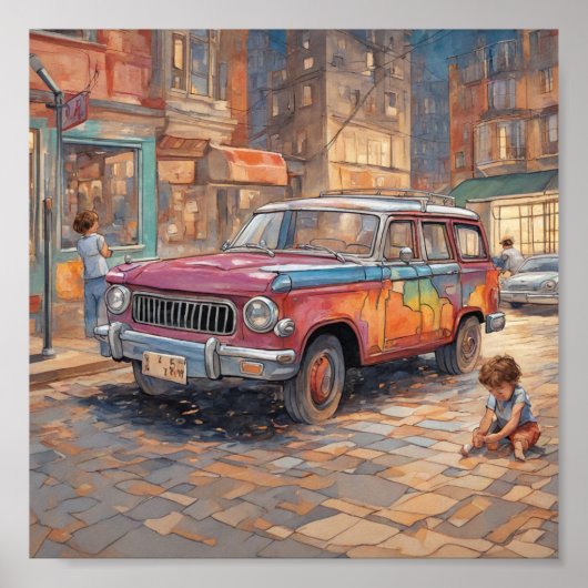 Poster OEuvre automobile (Devant)