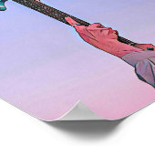 Poster OEuvre classique de guitare (Coin)