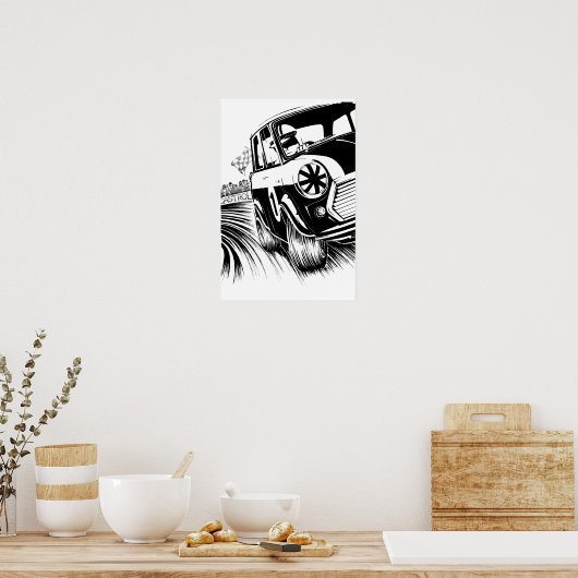 Poster Oeuvre classique de mini-course (Cuisine)