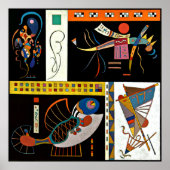 Poster OEuvre colorée de Kandinsky, (Devant)