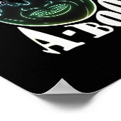 Poster Oeuvre couleur néon - Peekabo (Coin)