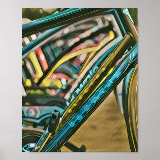 Poster OEuvre cycliste (Devant)