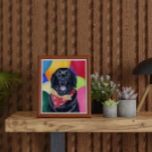 Poster Oeuvre d'anniversaire Black Labrador