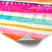 Poster OEuvre d'aquarelle du coeur (Coin)