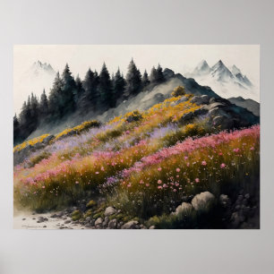 Poster OEuvre d'art alpin