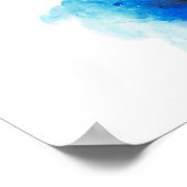 Poster Oeuvre d'art aquarelle de koala coloré (Coin)