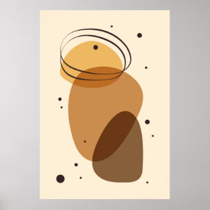 Poster OEuvre d'art biologique Abstraite
