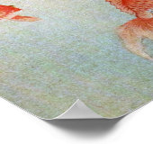 Poster Œuvre d'art Bowl de chat et poisson rouge, (Coin)