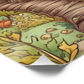 Poster OEuvre d'art colorée créative (Coin)