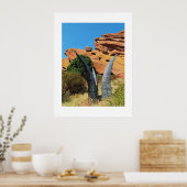Poster Oeuvre d'art dans le parc Red Rocks (Cuisine)