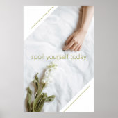 Poster Œuvre d'art de bien-être de spa (Devant)