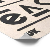 Poster Œuvre d'art de cabane de plage de Brighton - Milie (Coin)