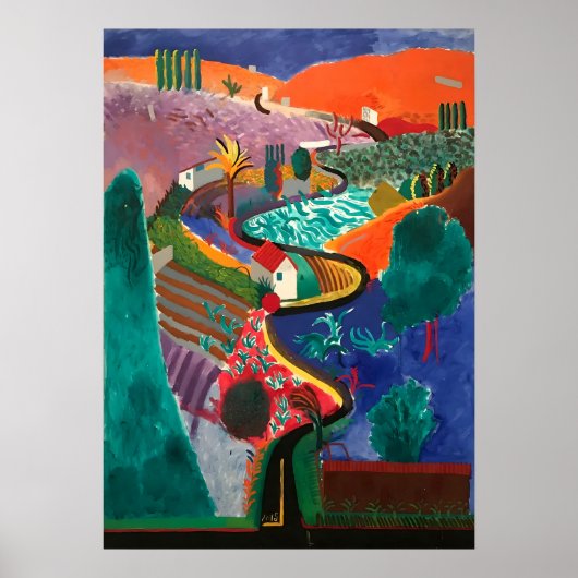 Poster Œuvre d'art de David Hockney (Devant)