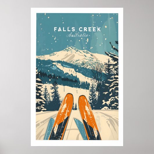 Poster Oeuvre d'art de Falls Creek 1 (Devant)