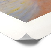 Poster Œuvre d'art de la plage de Monet (Coin)