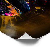 Poster Œuvre d'art de manette de jeu (Coin)
