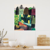 Poster Œuvre d'art de Paul Klee, Parc, (Cuisine)