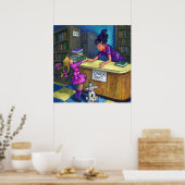 Poster Œuvre d'art de prêt de bibliothèque (Cuisine)