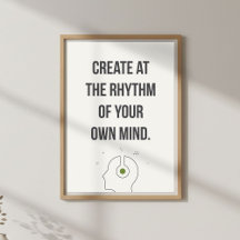 Œuvre d'art de studio créatif. Inspiration minimal