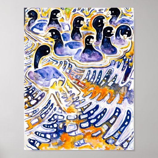 Poster Œuvre d'art de Walter Anderson (Devant)