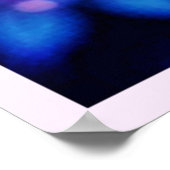 Poster Oeuvre d'art en fleurs éthérées (Coin)