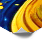 Poster Oeuvre d'art étoilée (Coin)