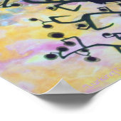 Poster OEuvre d'art imaginaire silhouette du dragon de l' (Coin)