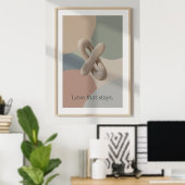 Poster Œuvre d'art murale - Amour éternel (Bureau à domicile)