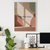 Poster Œuvre d'art murale - Amour éternel (Bureau à domicile)