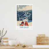 Poster Œuvre d'art murale de Deer Valley 1 (Cuisine)