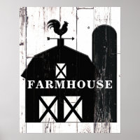 Œuvre d'art murale de ferme rustique en bois blanc