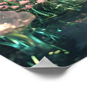 Poster Œuvre d'art murale de paysages de rêves de fées En (Coin)