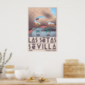 Poster Œuvre d'art murale de Séville en grès avec arche e (Cuisine)