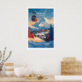 Poster Œuvre d'art murale de Verbier 1 (Cuisine)