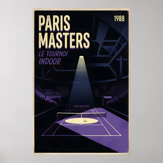 Poster Œuvre d'art murale des Masters de Paris Graphique (Devant)