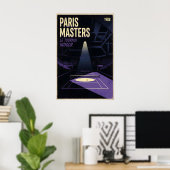 Poster Œuvre d'art murale des Masters de Paris Graphique (Bureau à domicile)